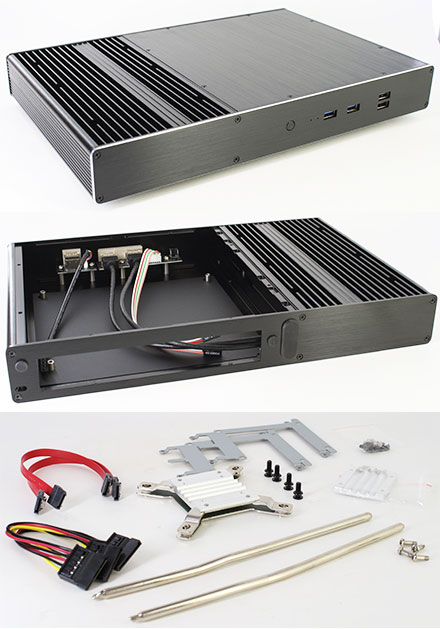 Akasa Galileo T Thin-ITX enclosure (A-ITX23-M1B)