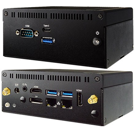 Jetway HBFBU02-04-B (Intel Apollo Lake J3455 SoC, 2x LAN, 12V DC, 64GB eMMC)