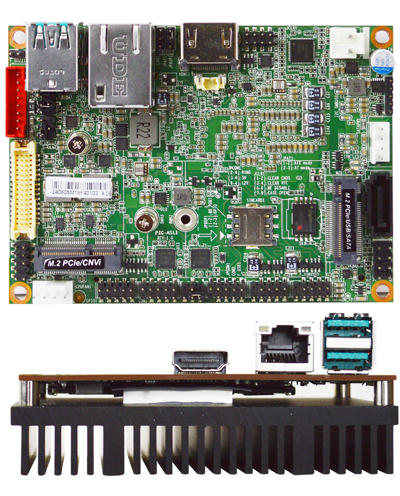 Jetway PIC-ASL1-74330010 Pico-ITX (Intel Atom Processor X) <b>[WIDE TEMPERATURE RANGE]</b>